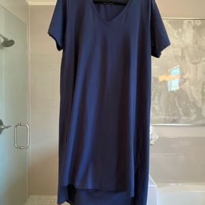 Universal Standard Small Tesino T Shirt Dress Navy